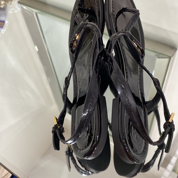 Tory Burch Dillan Sandal Black Size 6.5 - Picture 12 of 14
